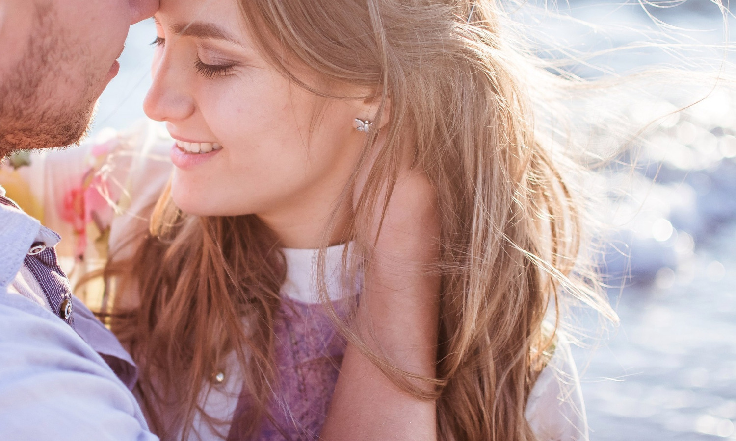 couple embracing and exploring the difference between spiritual sex and physical sex